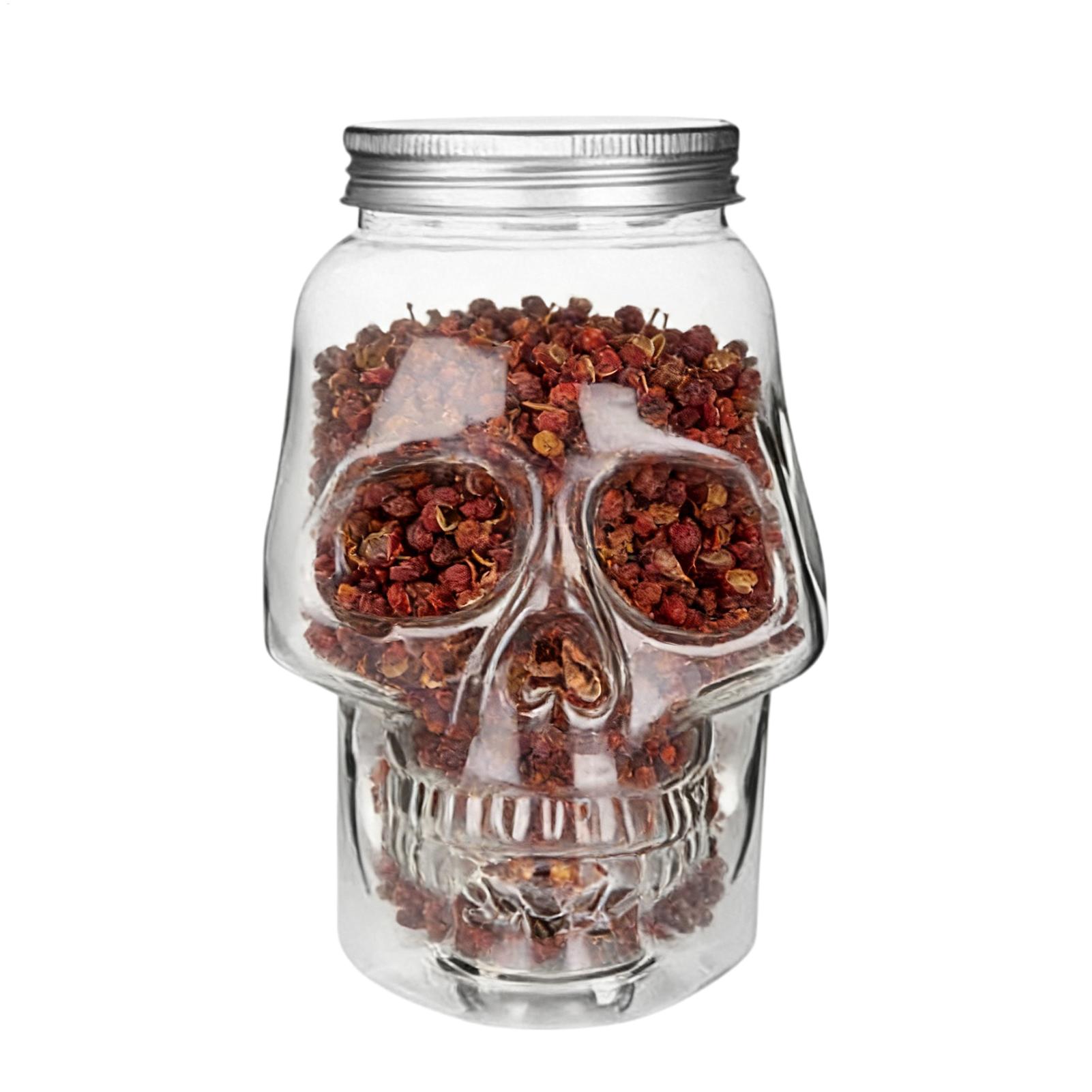 Bath Salts Jar - Банки-черепа 500 мл/800 мл, многоразовые, для