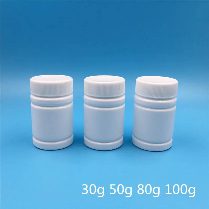 Bath Salts Jar - 50 шт. белые пластиковые пустые банки