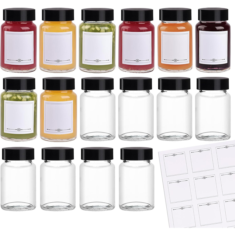 Bath Salts Jar - 6/12 упаковок 2 унции стеклянные бутылки