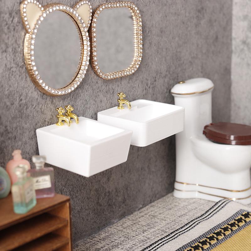 1/12 кукольный домик, умывальн – обзор и цена Bathroom Home Improvement