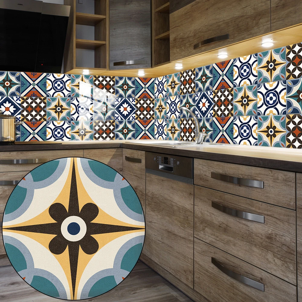 Наклейки на стену в мексиканск – обзор и цена Home Bathroom Floor Tiles