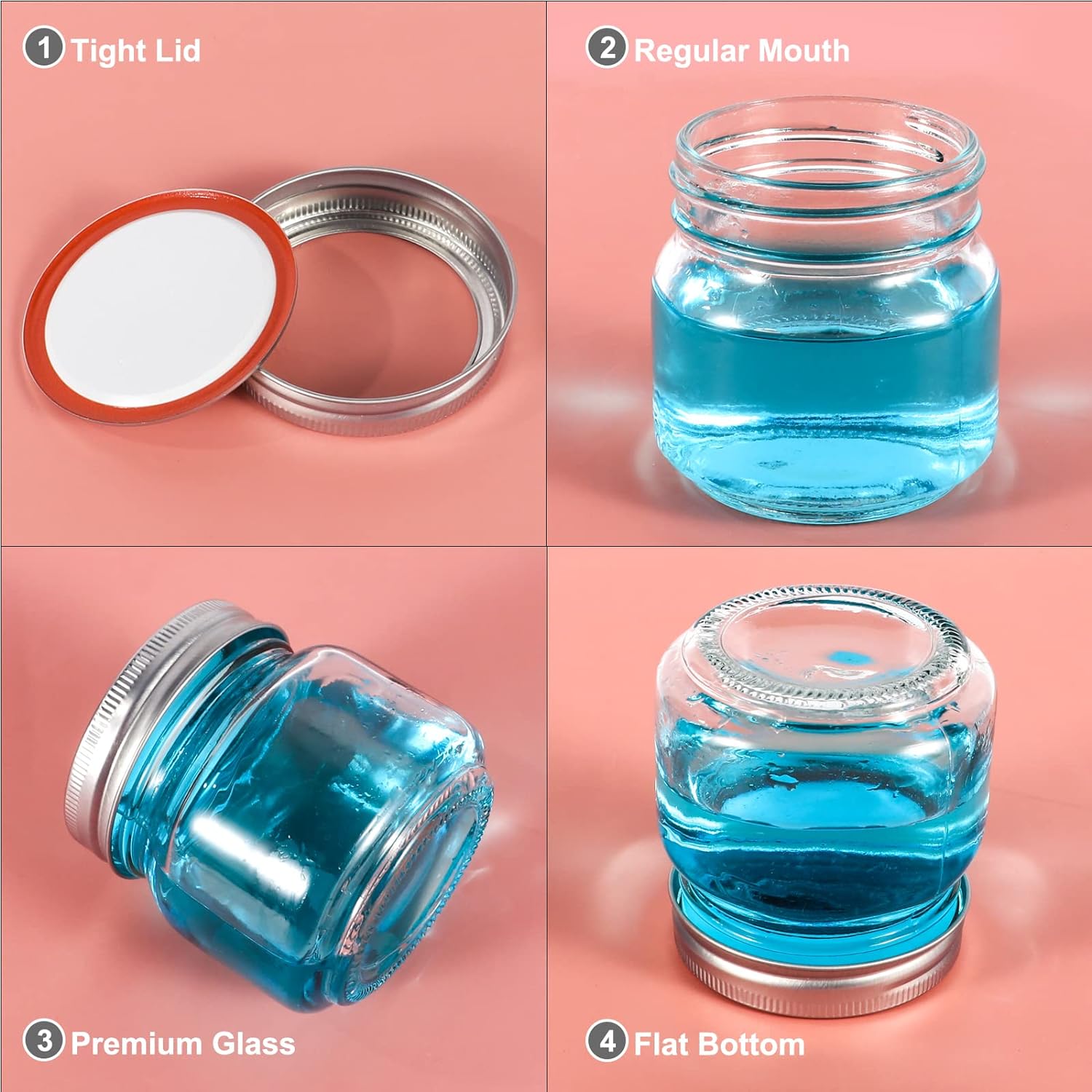 Стеклянные банки с крышкой и г – обзор и цена Bath Salts Jar