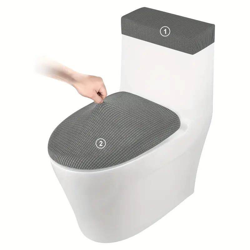 Комплект из 2-х эластичных чех – обзор и цена Home Bathroom With Two Toilets