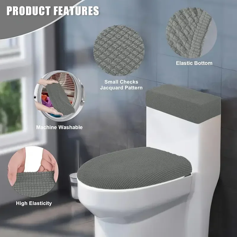 Комплект из 2-х эластичных чех – обзор и цена Home Bathroom With Two Toilets
