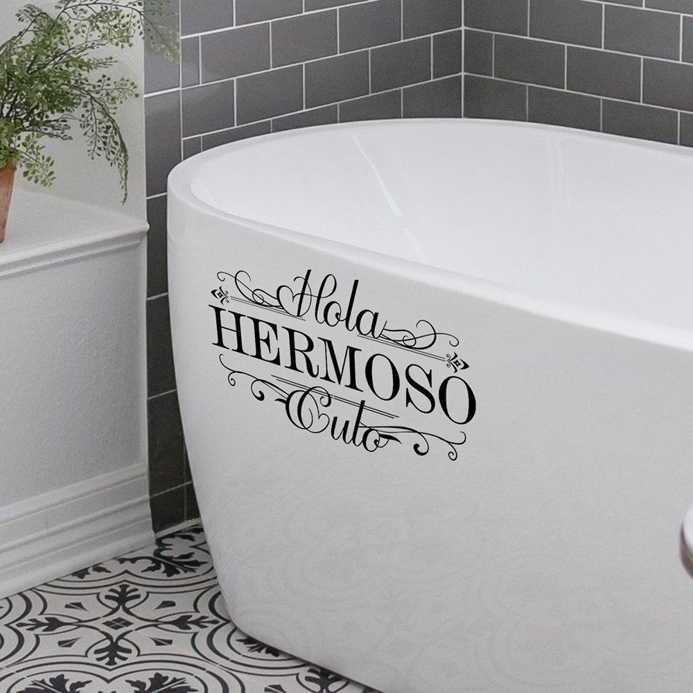 Забавные испанские наклейки на – обзор и цена Home Bathroom Floor Tiles