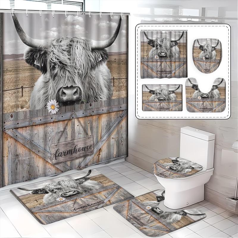 Креативная шотландская корова  – обзор и цена Home Bathroom With Two Toilets