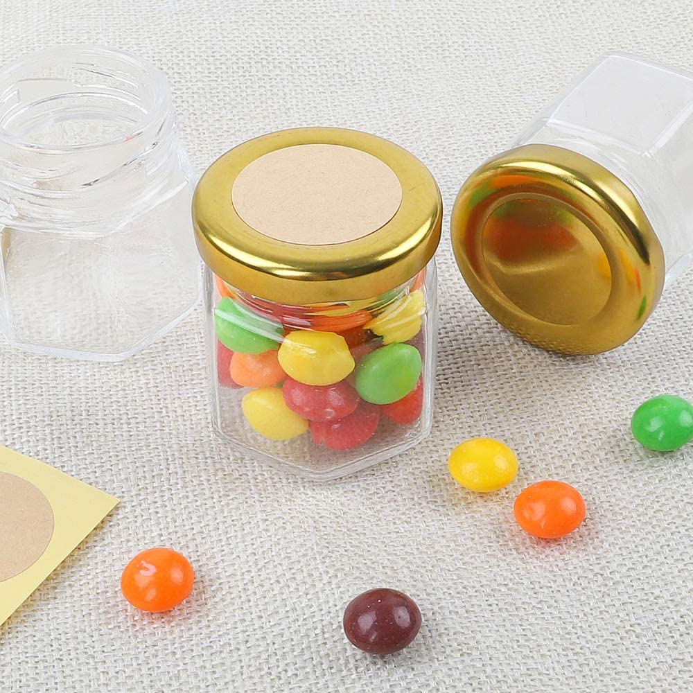 Шестигранные стеклянные банки  – обзор и цена Bath Salts Jar