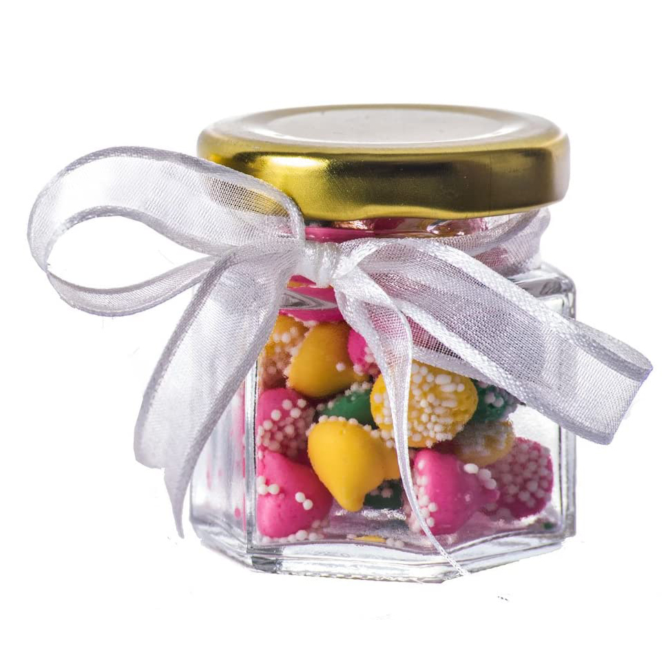 Шестигранные стеклянные банки  – обзор и цена Bath Salts Jar